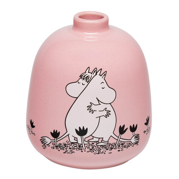 MoominArabia Mummi vase 8,3 cm Kjærlighet rosa