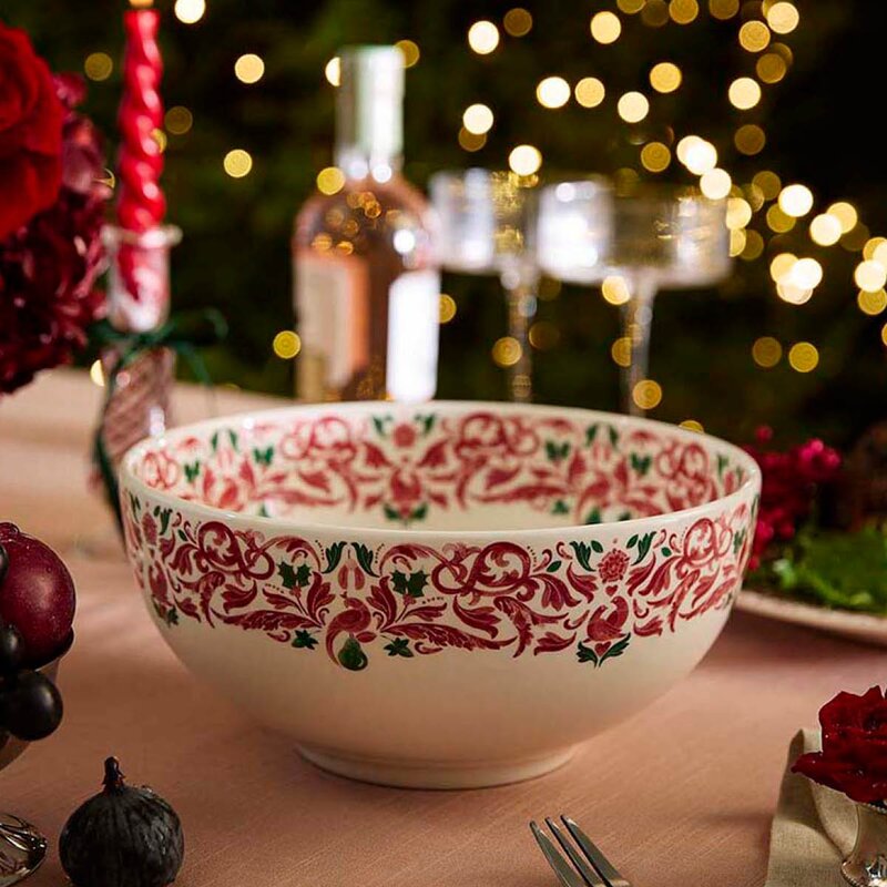Spode Christmas Tree Yuletide salatbolle 23 cm