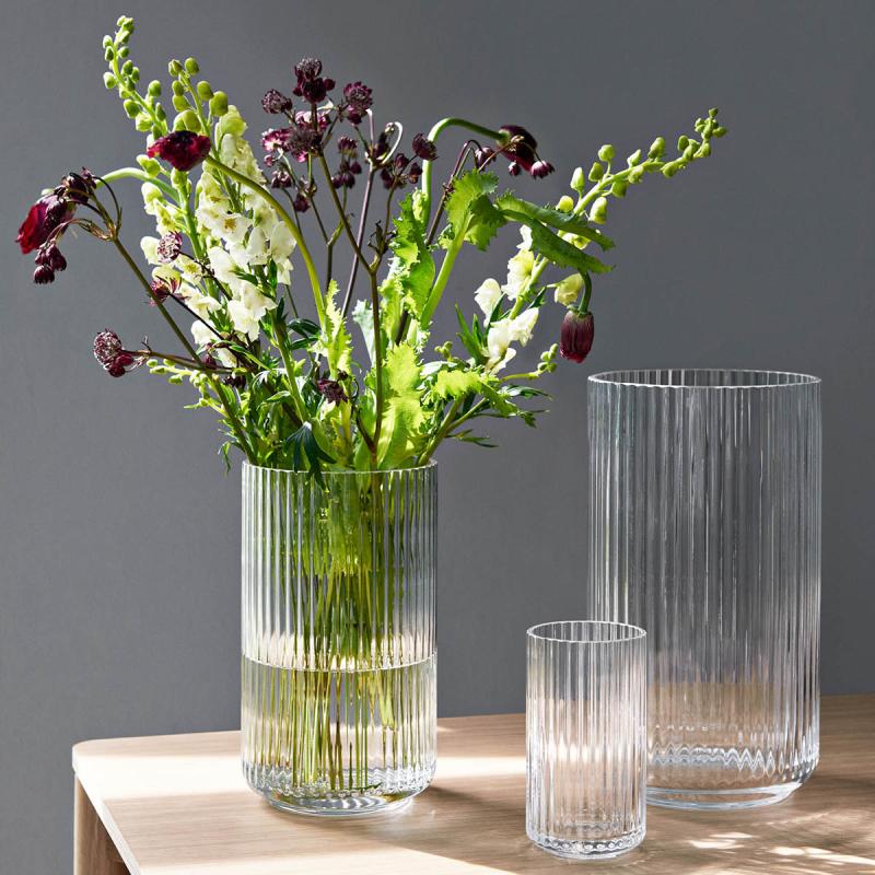 Lyngby Porcelæn Vase glass 15 cm klar