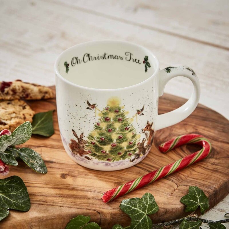 Wrendale Design Kopp Oh Christmas Tree 31 cl