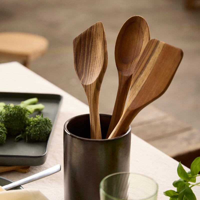 Aida RAW palett/stekespade 32,5 cm teak