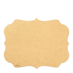 MiLLE W NORDISK DESIGN Vintage bordbrikke 44x35 cm beige