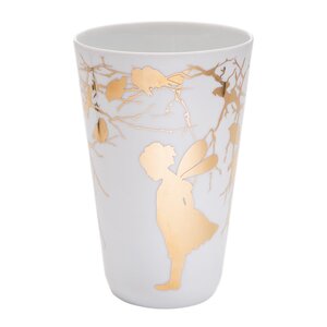 Wik & Walsøe Alv vase 26 cm gull