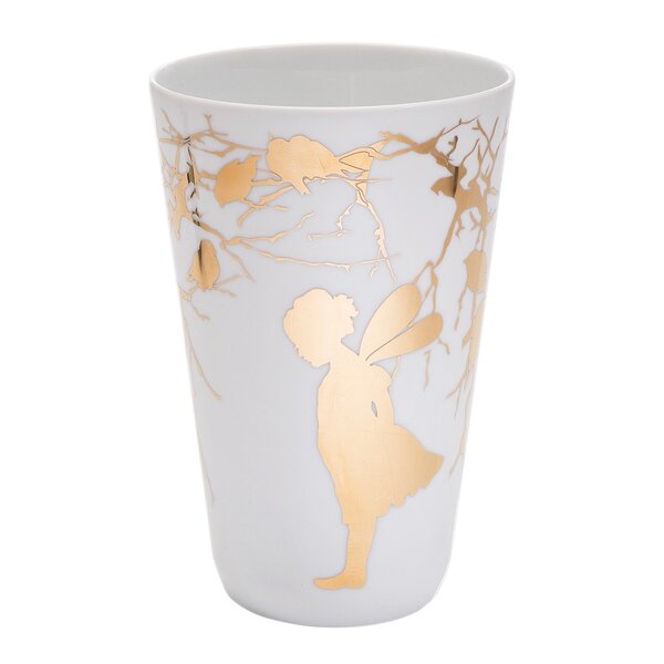 Wik & Walsøe Alv vase 26 cm gull