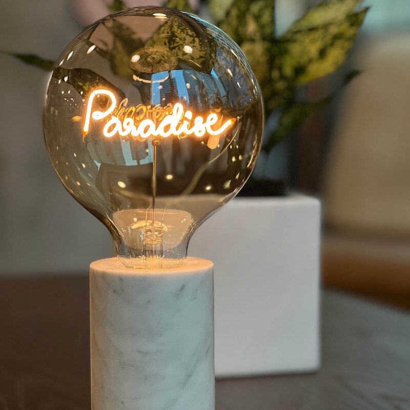 Elements Lighting MITB lyspære LED 17 cm Paradise ravfarget