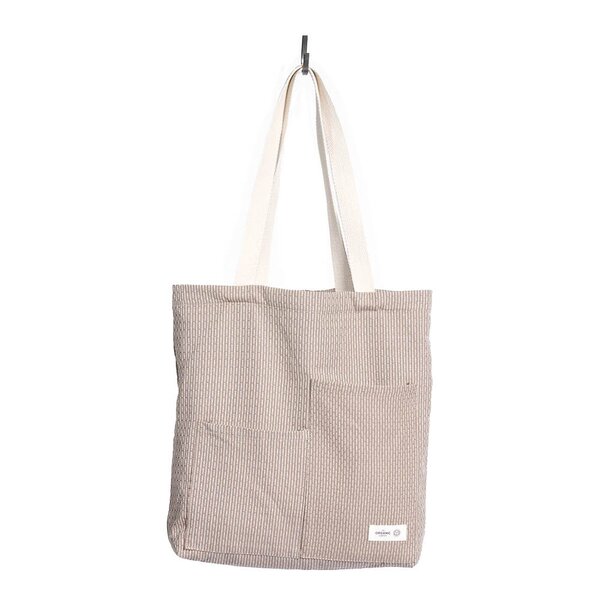 The Organic Company Piqué handlenett 30x35 cm clay stone