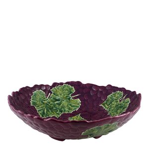 Bordallo Pinheiro Grapes salatskål 3L lilla