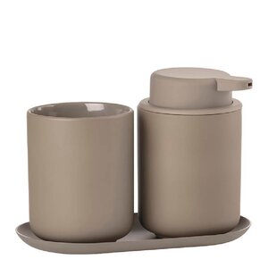 Zone Denmark Ume baderomssett 3 deler taupe