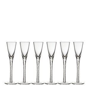 Lyngby Glas Paris snapsglass 2,5 cl 6 stk klar