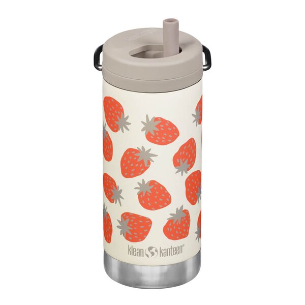 Klean Kanteen TKWide termokopp 35 cl med skrulokk Strawberries