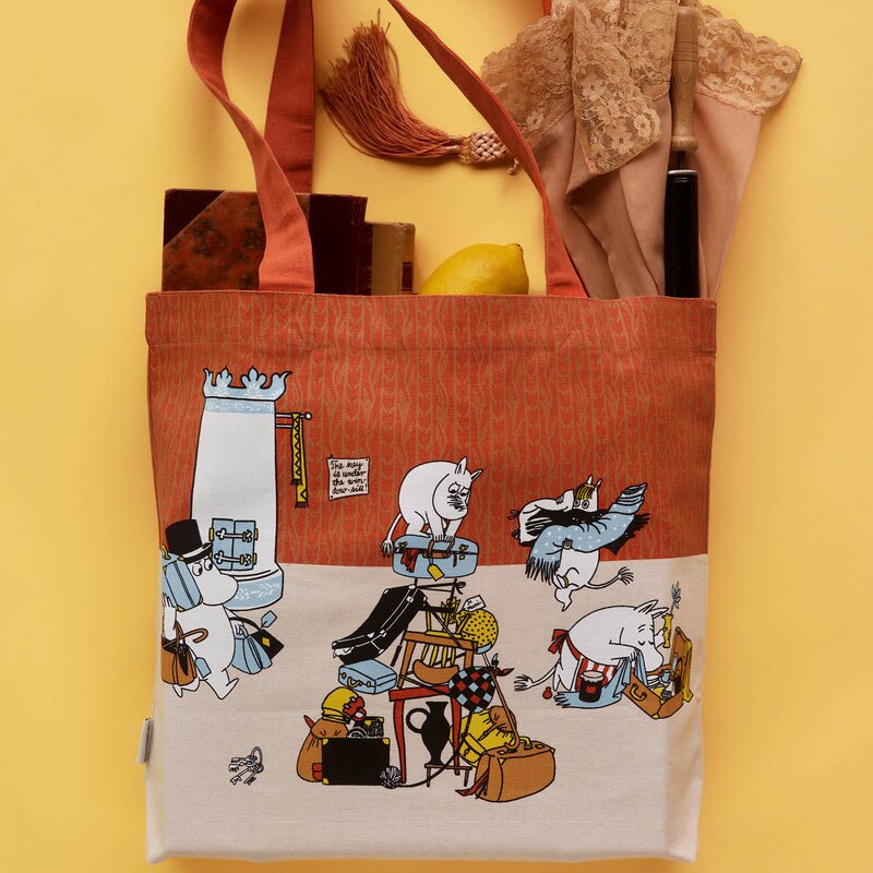MoominArabia Mummi tøyveske 45x35 cm Ferieklar