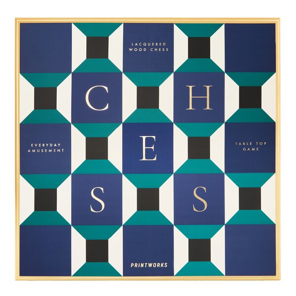 Printworks Lacquered sjakksett athena spill