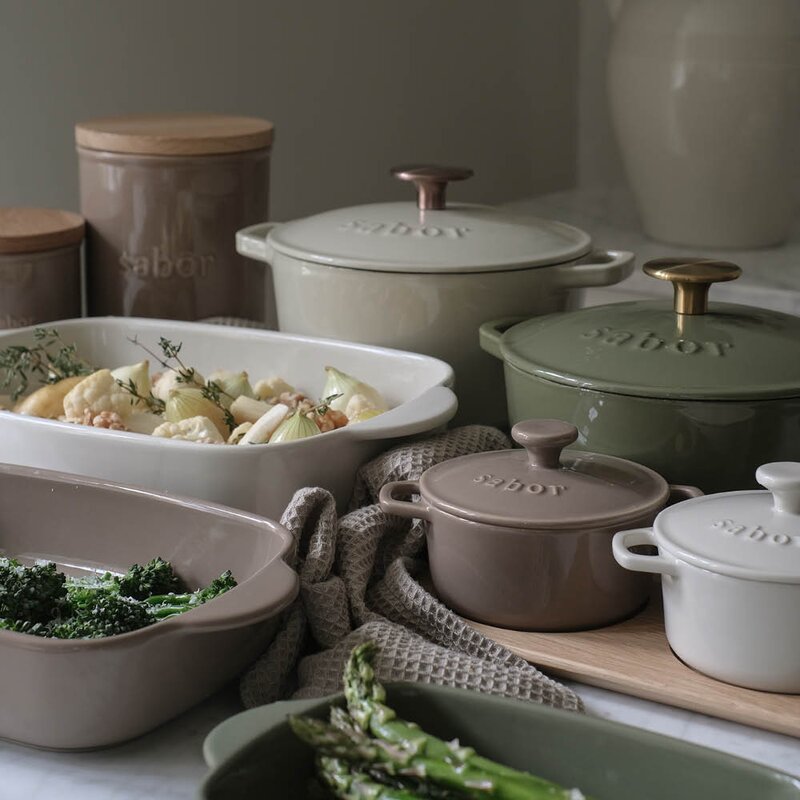 Sabor Støpejernsgryte 2L warm grey