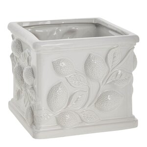 Lene Bjerre Limone blomsterpotte 16 cm hvit