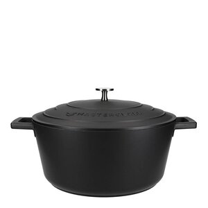 MasterClass Cast Aluminium gryte 5L med selvøsende lokk svart