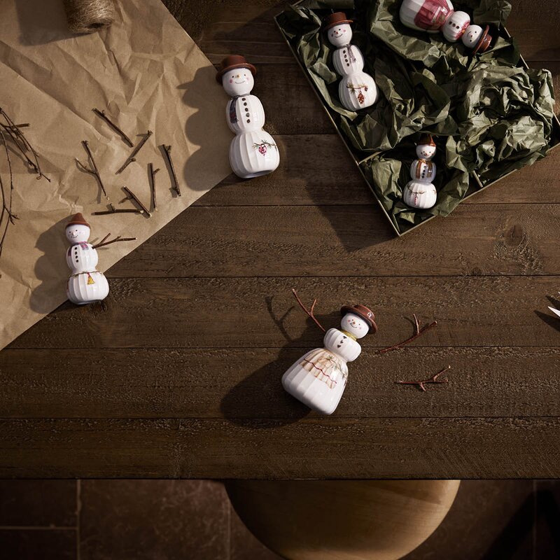 Kähler Hammershøi Christmas snøkone 11 cm hvit m/ dekor