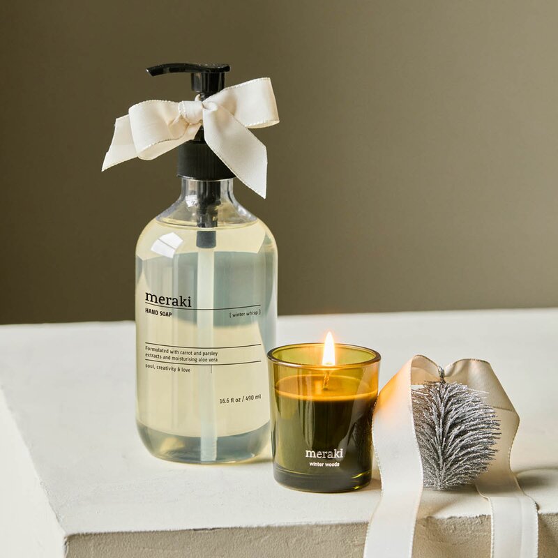 Meraki Gavesett med håndsåpe og håndkrem Winter Whisp/Winter Woods 490/60 ml