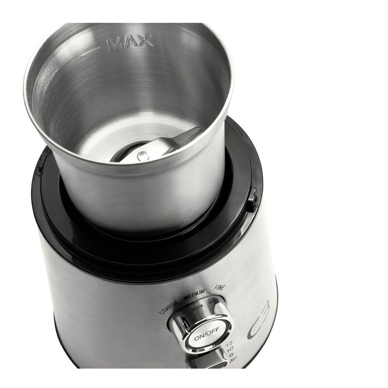 C3 Design kaffekvern CG700 85g 200W børstet stål
