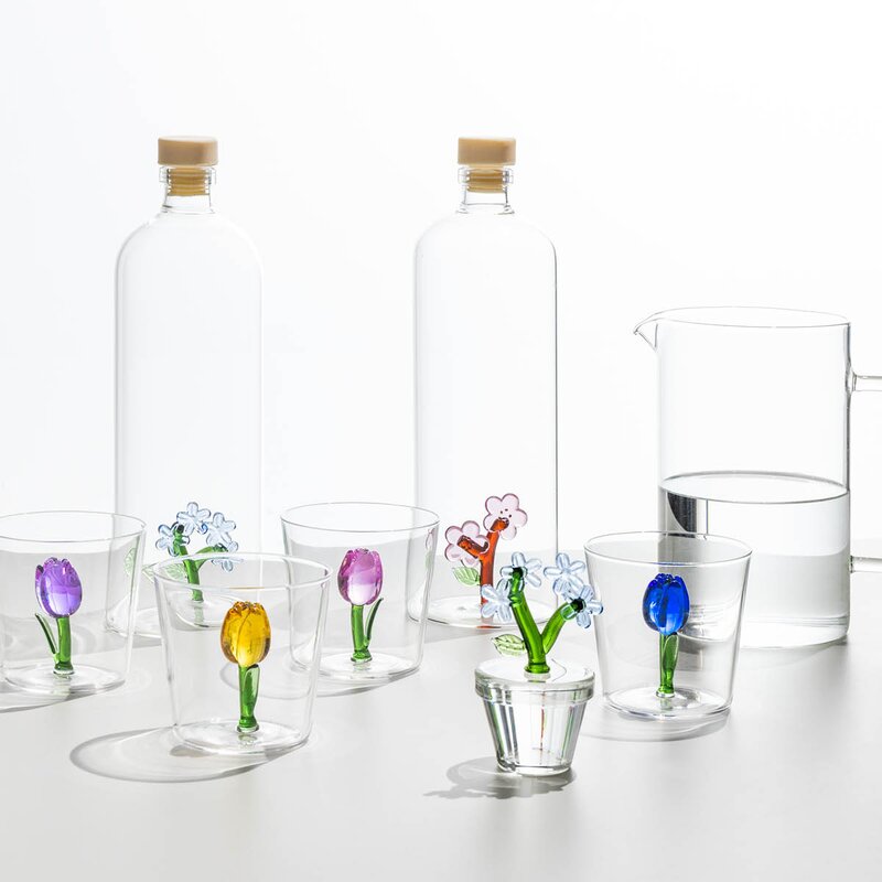 Ichendorf Milano Botanica vannglass 35 cl tulipan rosa