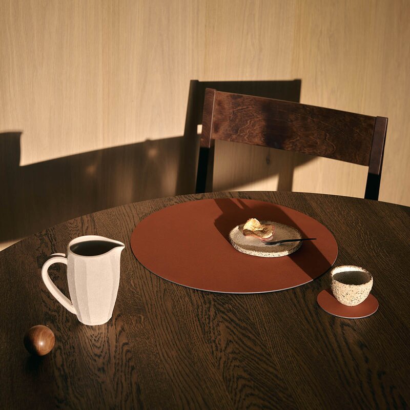 LIND DNA Circle Nupo glassbrikke 10 cm Rust