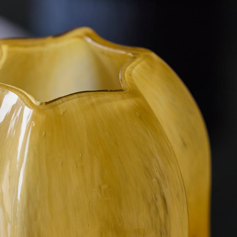 House Doctor Nixi vase 22 cm amber