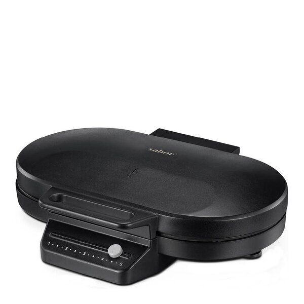 Sabor Ultimate vaffeljern dobbel 1200W svart