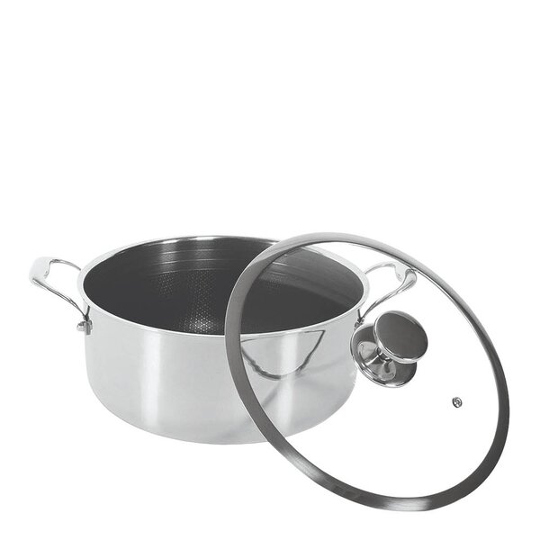 Gladkokken Hybrid kasserolle med lokk 5L 24 cm