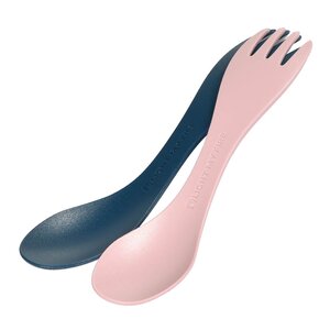 Light My Fire Swedish Spork Little turbestikk 14 cm 2 stk hazyblue/dustypink