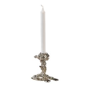 Pols Potten Drip lysestake 14 cm sølv