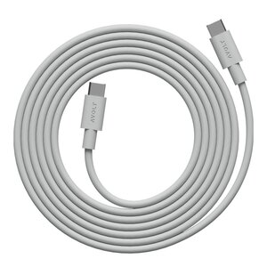 Avolt Cable 1 USB-C til USB-C kabel 2 m Gotland Grey