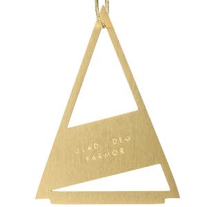 Pictureit Juletrepynt Farmor 0,73x5,3 cm 14K gull