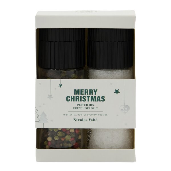 Nicolas Vahé – Christmas Essentials gaveeske fransk havsalt & peppermix