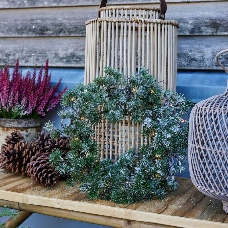 Lene Bjerre Vintia krans 45 cm grønn