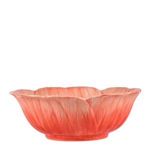 ByOn Poppy valmue skål M 18x6,5 cm rød