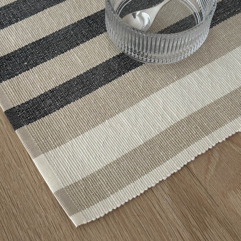Stelton Vibeke Klint bordbrikke bred stripe 33x48 cm white