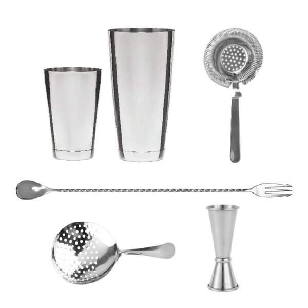 BarProfessional Speakeasy barsett 5 deler stål