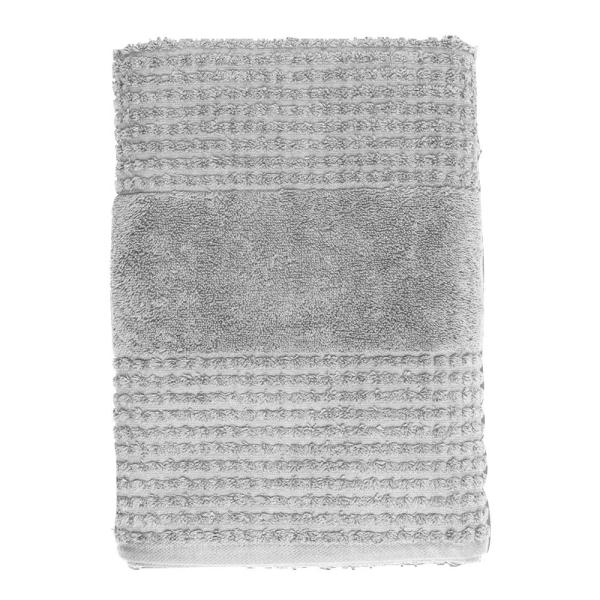 Juna Check håndkle 70x140 cm lys grå