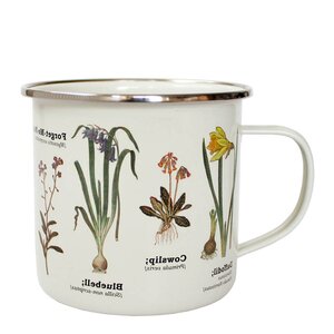 Gift Republic Emaljekopp 50 cl ville blomster