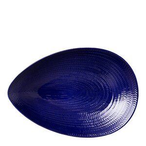 Rörstrand Blå Eld serveringsfat 20x29 cm blå