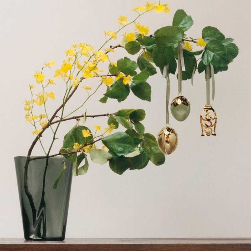 Georg Jensen Vår 2026 ornament 18K gullbelagt stål