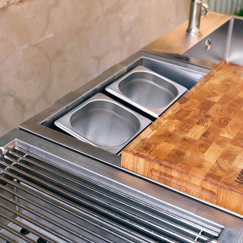 Looft Gastronorm kantine medium 3,9L rustfri