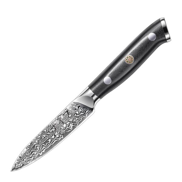 Damaskus by Haws – Skrellekniv 20 cm svart