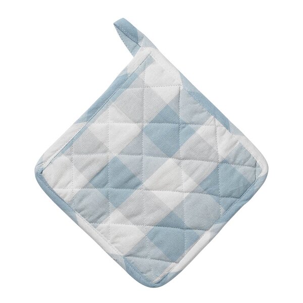Midnatt - Bluey grytelapp 20x20 cm lyseblå