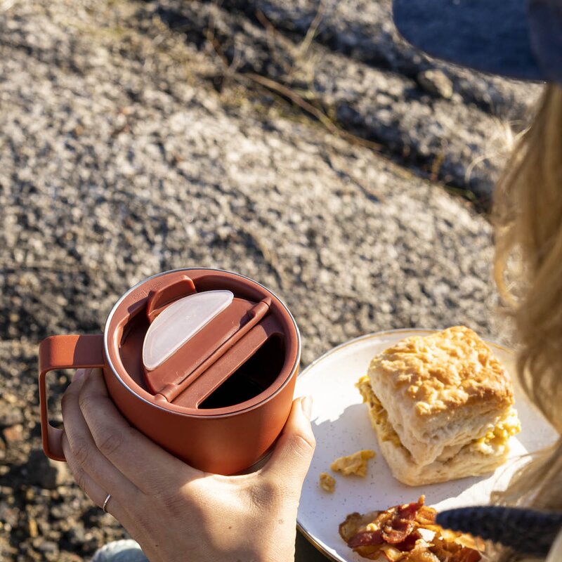 Klean Kanteen Rise kopp 41 cl med flipplokk Autumn Glaze