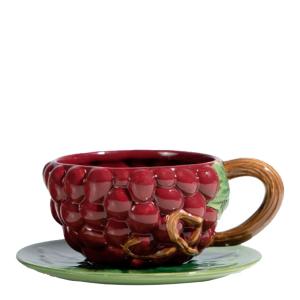 ByOn Fruity kopp med fat 26 cl grape