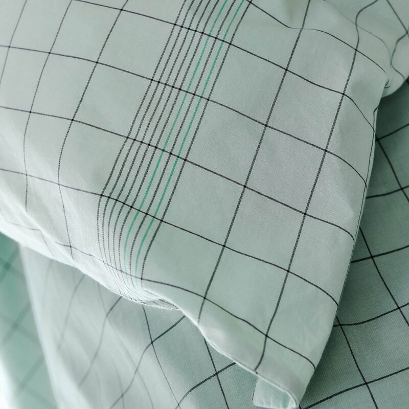 Stelton Soft Home Vibeke Klint sengetøy 140x200 cm/50x70 cm grønn