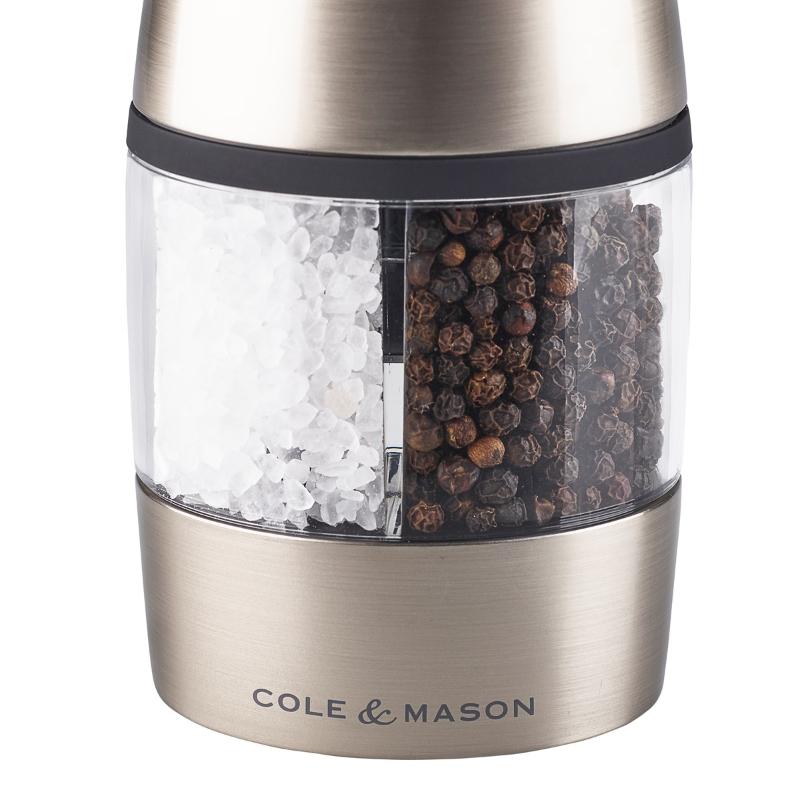 Cole & Mason Core electric 2 i 1 salt- og pepperkvern 22,5 cm