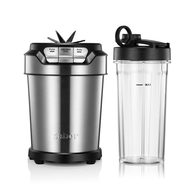 Sabor Elevation blender 900W 0,8L børstet/klar