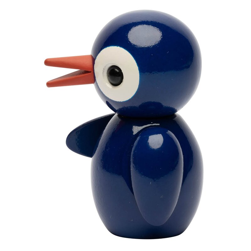 Spring Copenhagen Spring Birds trefigur 6,5 cm dazzling dark blue