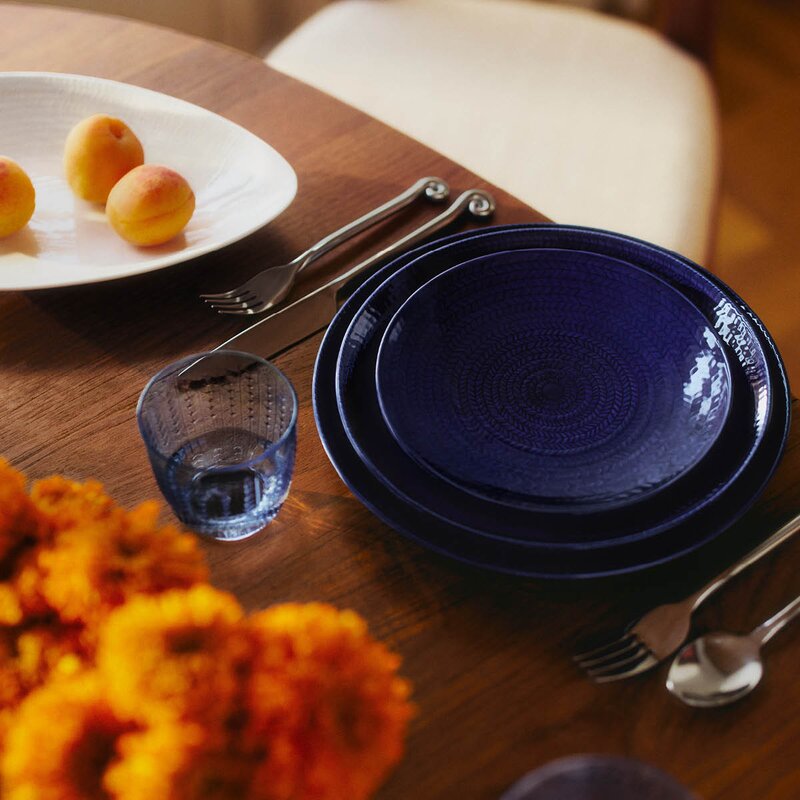 Rörstrand Blå Eld tallerken 19 cm blå